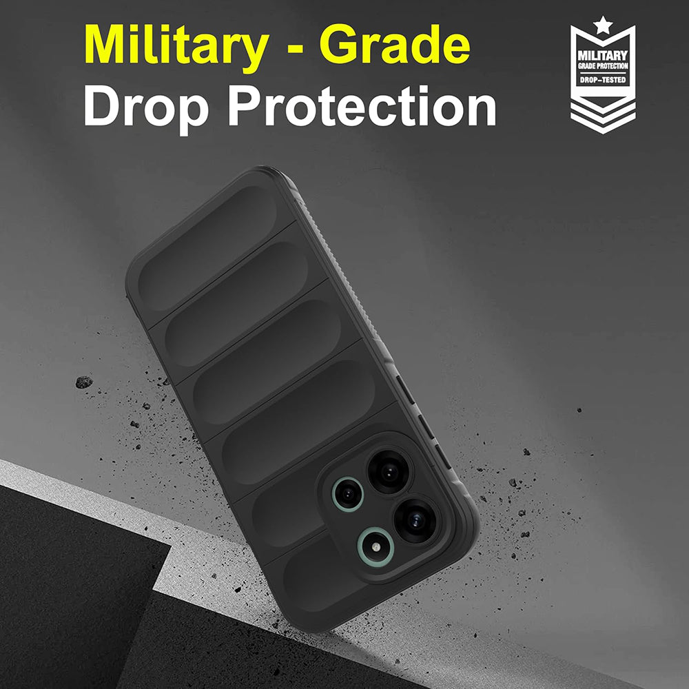 Husa de protectie Techsuit Magic Shield compatibil cu OnePlus Nord 6, Negru