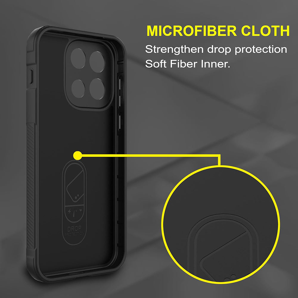 Husa de protectie Techsuit Magic Shield compatibil cu OnePlus Nord 6, Negru