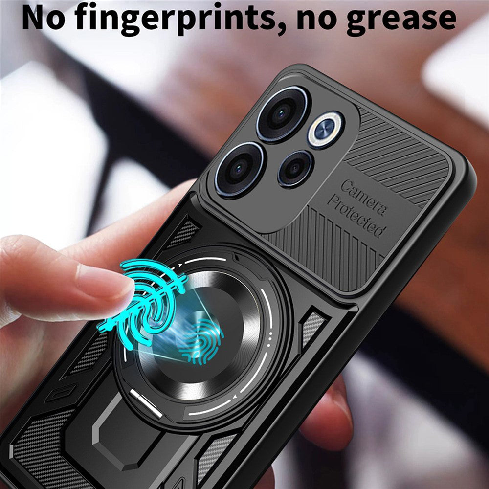 Husa de protectie Techsuit RuggedCam compatibil cu Oppo Reno15 F / Reno15 FS 5G, Mov