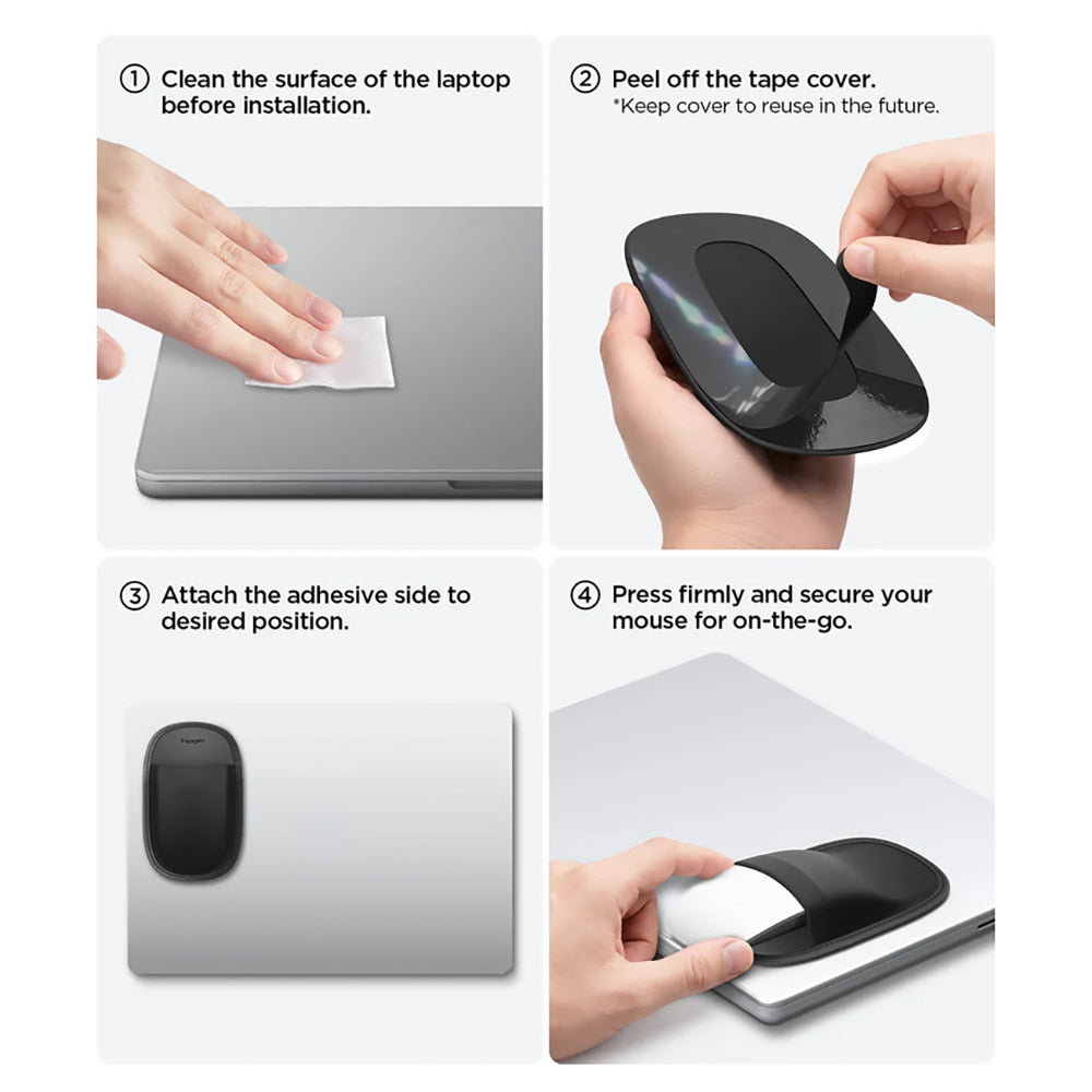 Husa pentru Mouse cu adeziv 3M - Spigen LD220 (APP11227) - Black