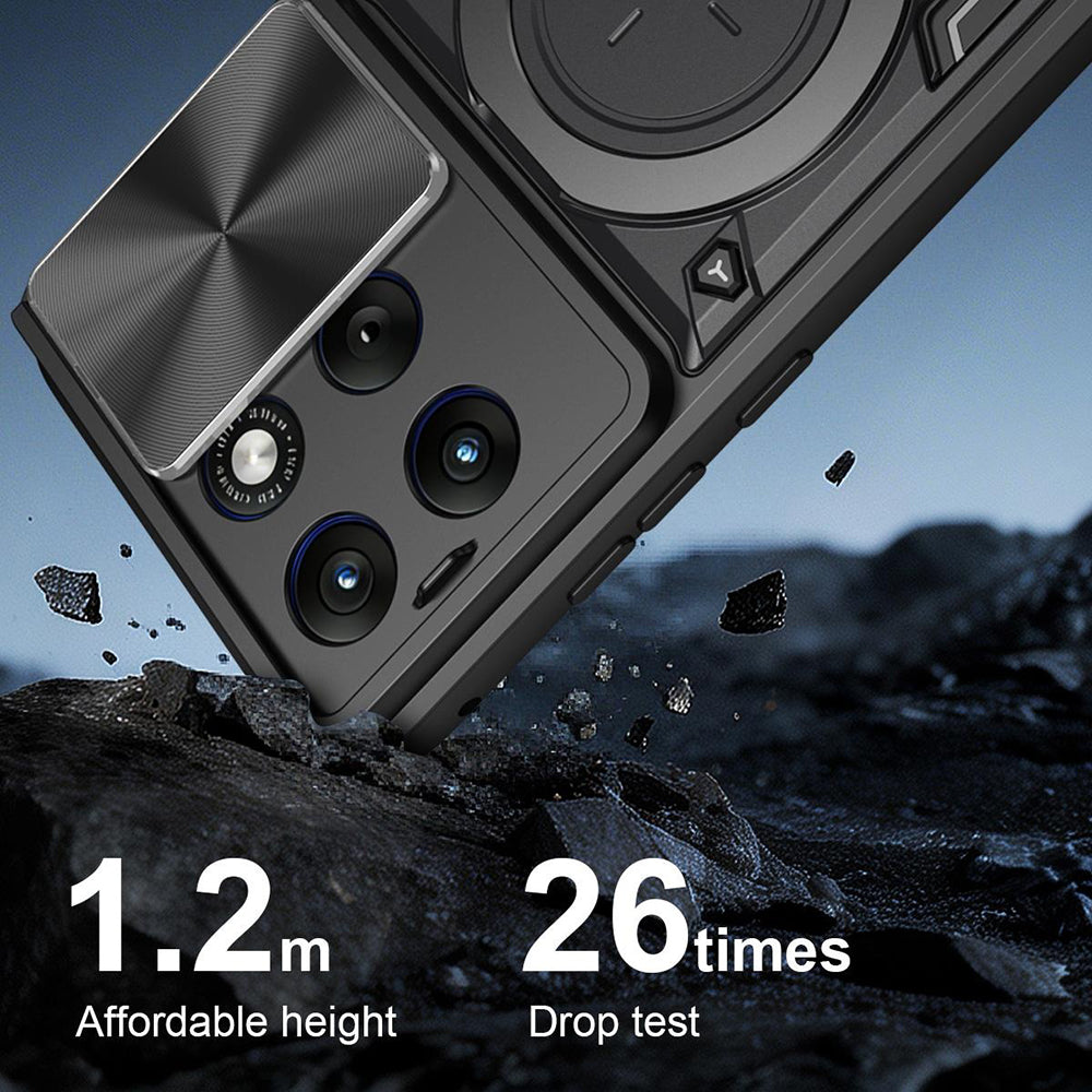 Husa de protectie Techsuit CamGuard Pro compatibil cu Motorola Edge 70 Fusion, Roz Auriu