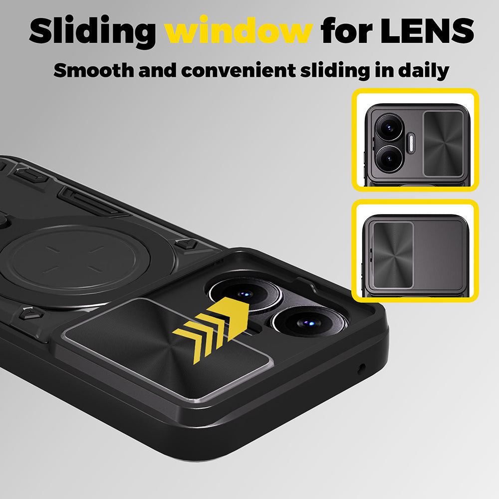 Husa de protectie Techsuit CamGuard Pro compatibil cu Xiaomi Poco F7, Negru