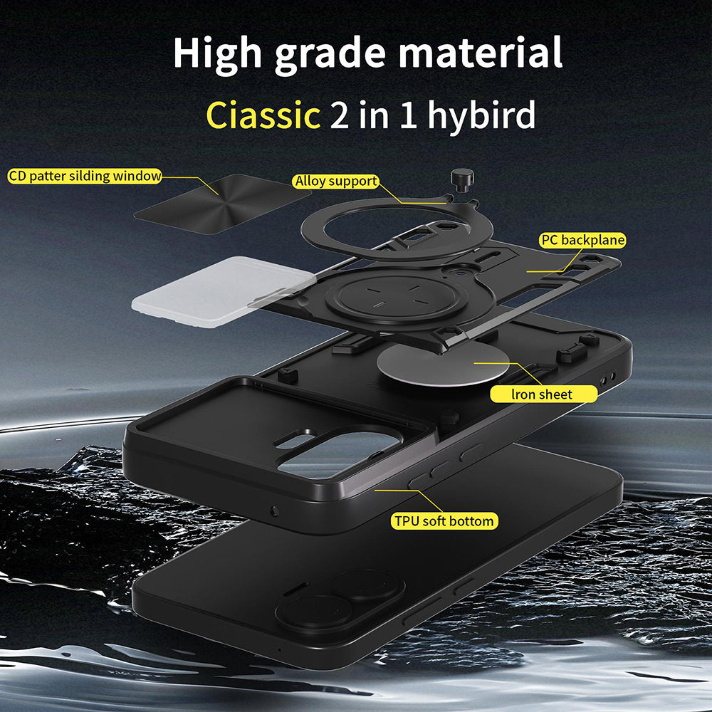 Husa de protectie Techsuit CamGuard Pro compatibil cu Xiaomi Poco F7, Negru