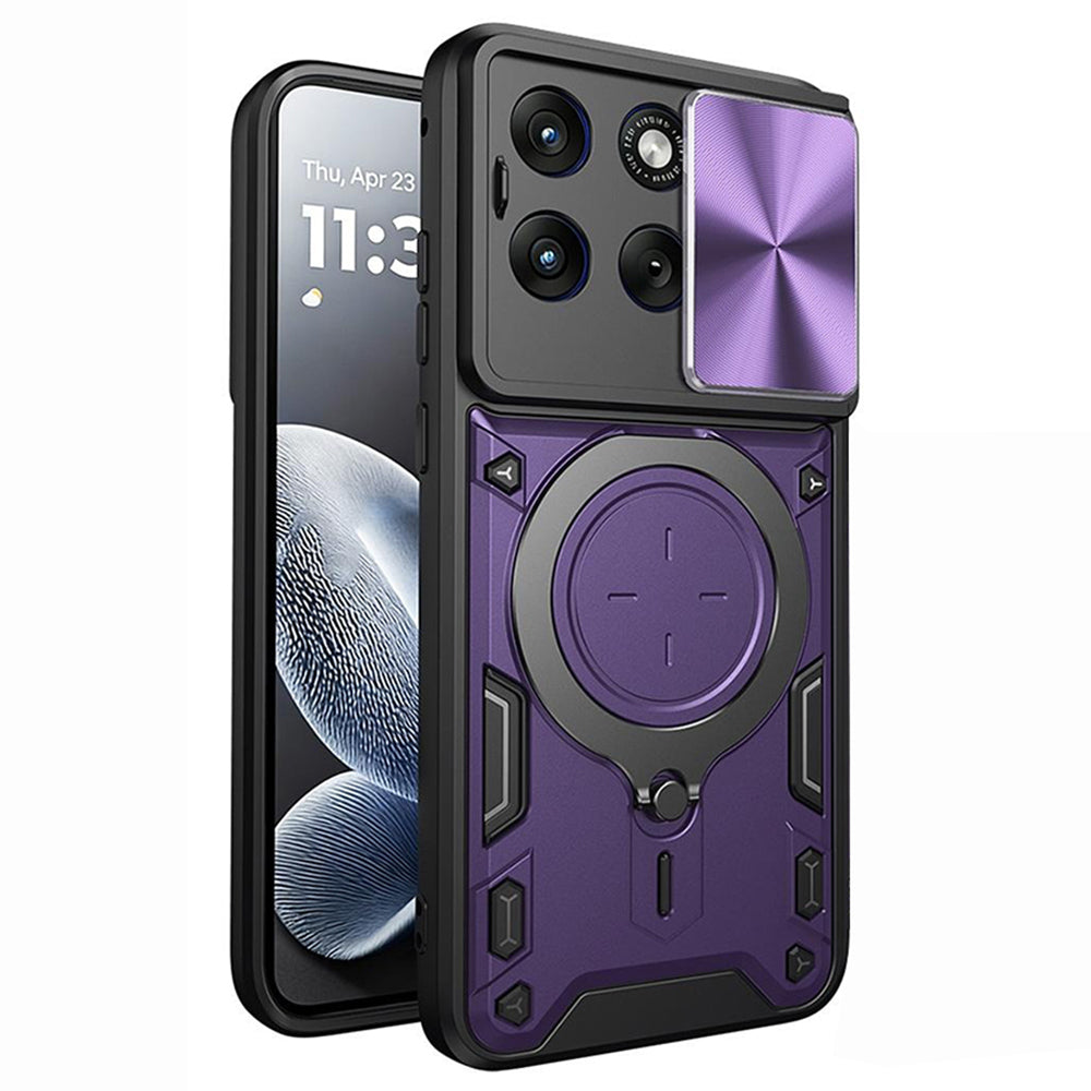 Husa de protectie Techsuit CamGuard Pro compatibil cu Motorola Edge 70 Fusion, Mov