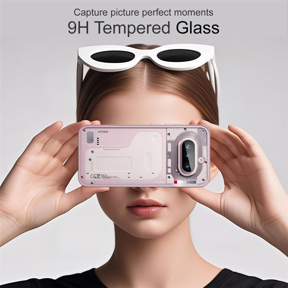 Folie Camera pentru Nothing Phone (4a) - Techsuit Full Camera Glass - Black