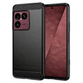 Husa pentru Sony Xperia 1 VIII - Techsuit Carbon Silicone - Black