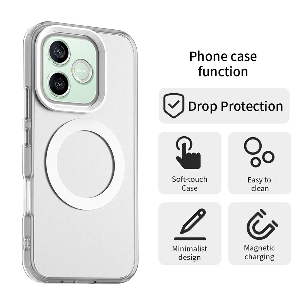 Husa pentru Honor 600 / 600 Pro - Techsuit CandyCase MagSafe - White