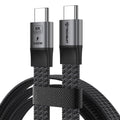 Cablu Techsuit ElysiumSync Pro (CX1), Type-C, PD240W, 1m, Gri