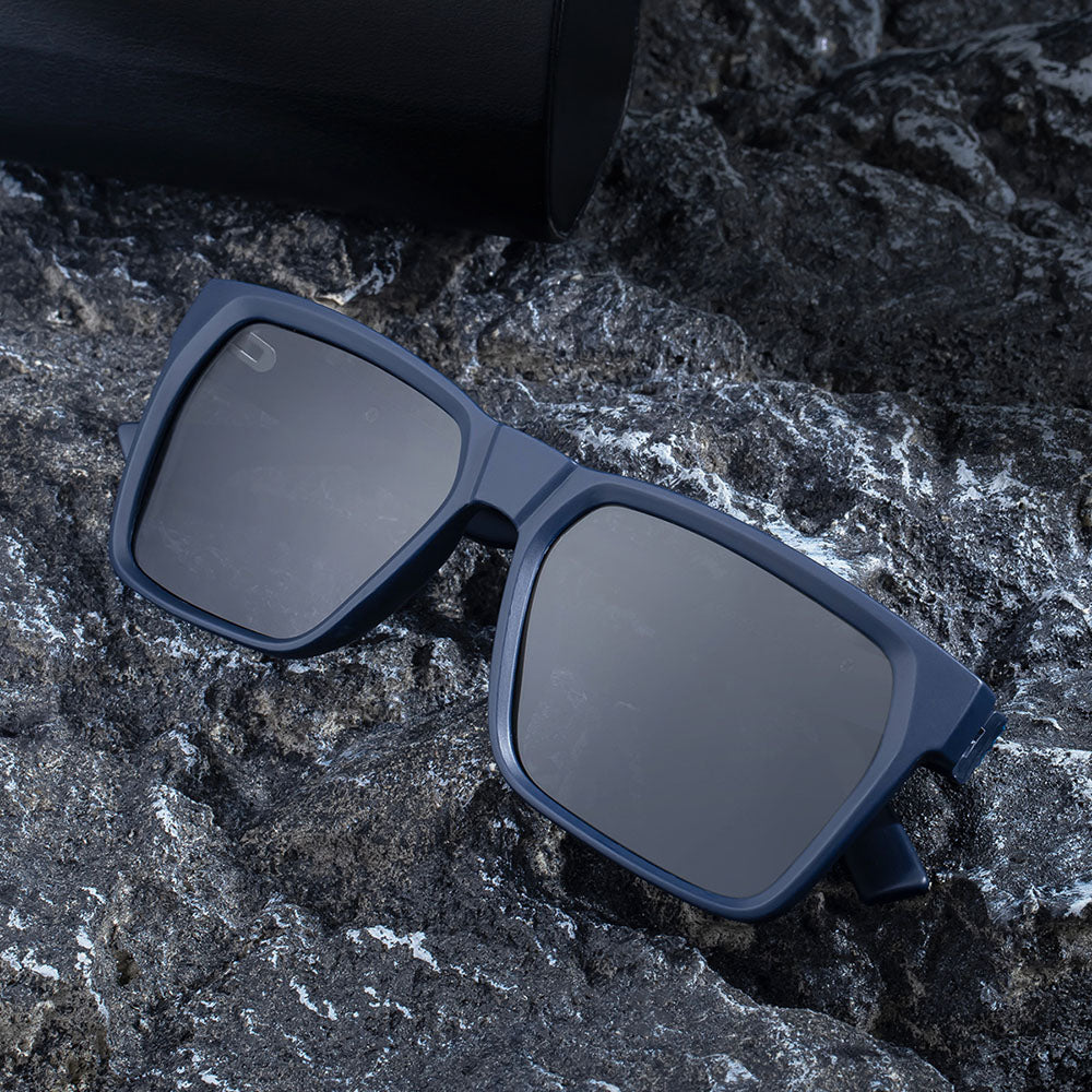 Ochelari de soare Techsuit (8500), Flat-Top, UV400, Maro