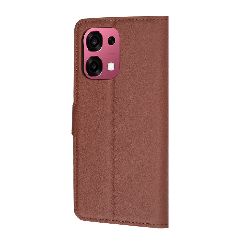 Husa de protectie Techsuit Leather Folio compatibil cu Oppo A6 Pro 4G / A6 Pro 5G, Maro