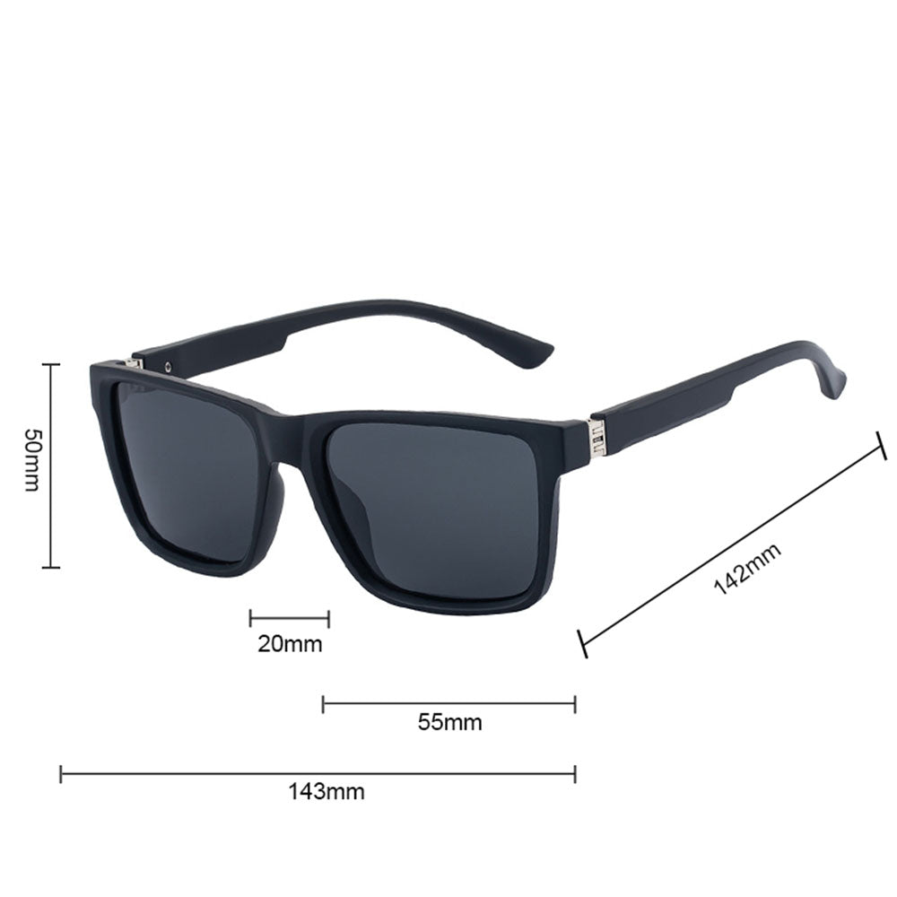 Ochelari de Soare Techsuit (8506), Forma Patrata, Maro
