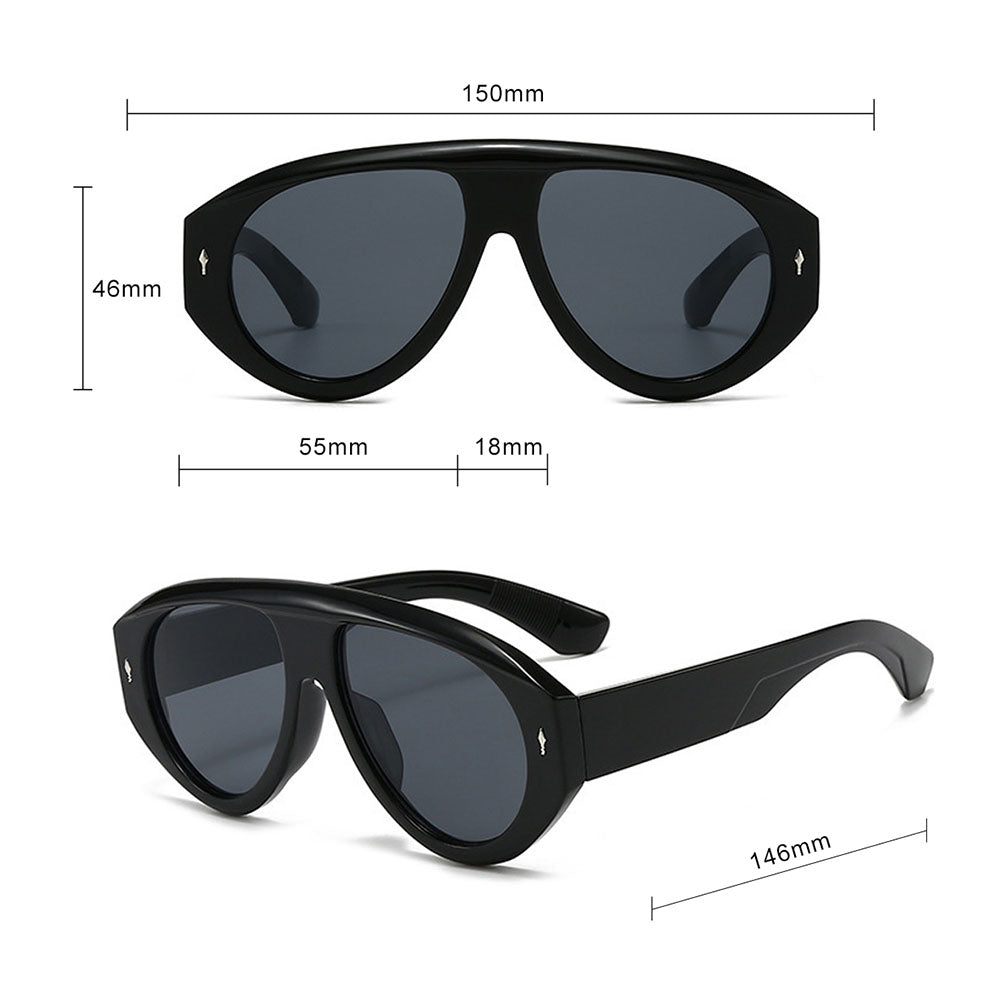 Ochelari de soare Techsuit (3991), Policarbonat, Maro