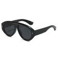 Ochelari Aviator, Supradimensionati, Vintage Charm  - Techsuit (3991) - Black