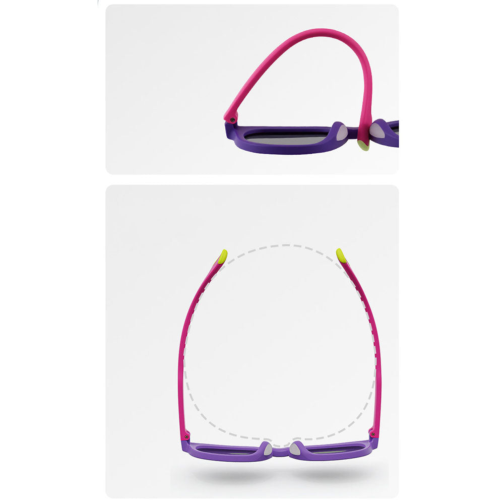 Ochelari de Soare Techsuit (616), TPEE, Gri, Roz