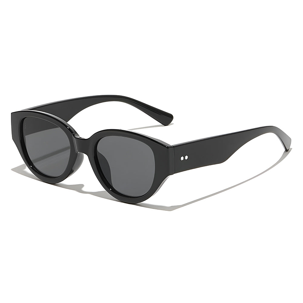 Ochelari de Soare Techsuit (17002), Oval, Policarbonat, Negru
