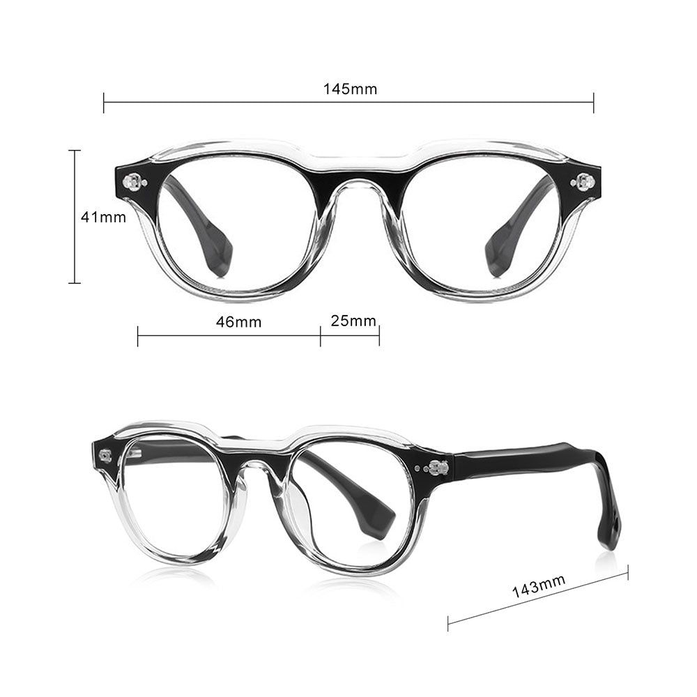 Ochelari Protectie Calculator Techsuit Reflex PC (LS088), Rotunzi, Negru Gradient