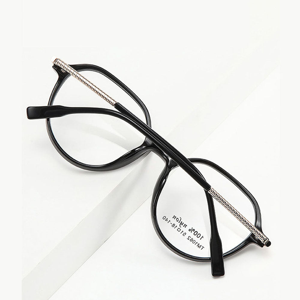 Ochelari Protectie Calculator Techsuit Reflex PC (TM1062), Browline, Transparent Maro