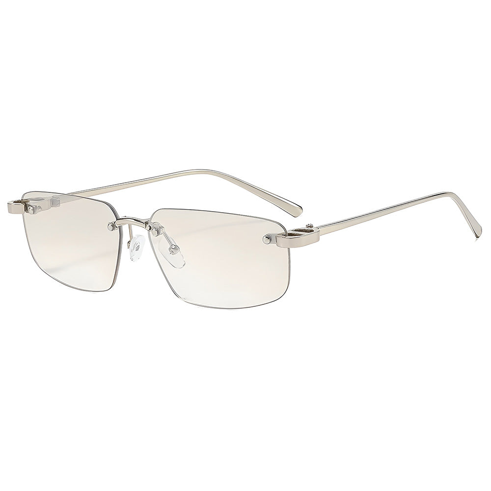 Ochelari de Soare Techsuit (S098), Fara Rama, Argintiu