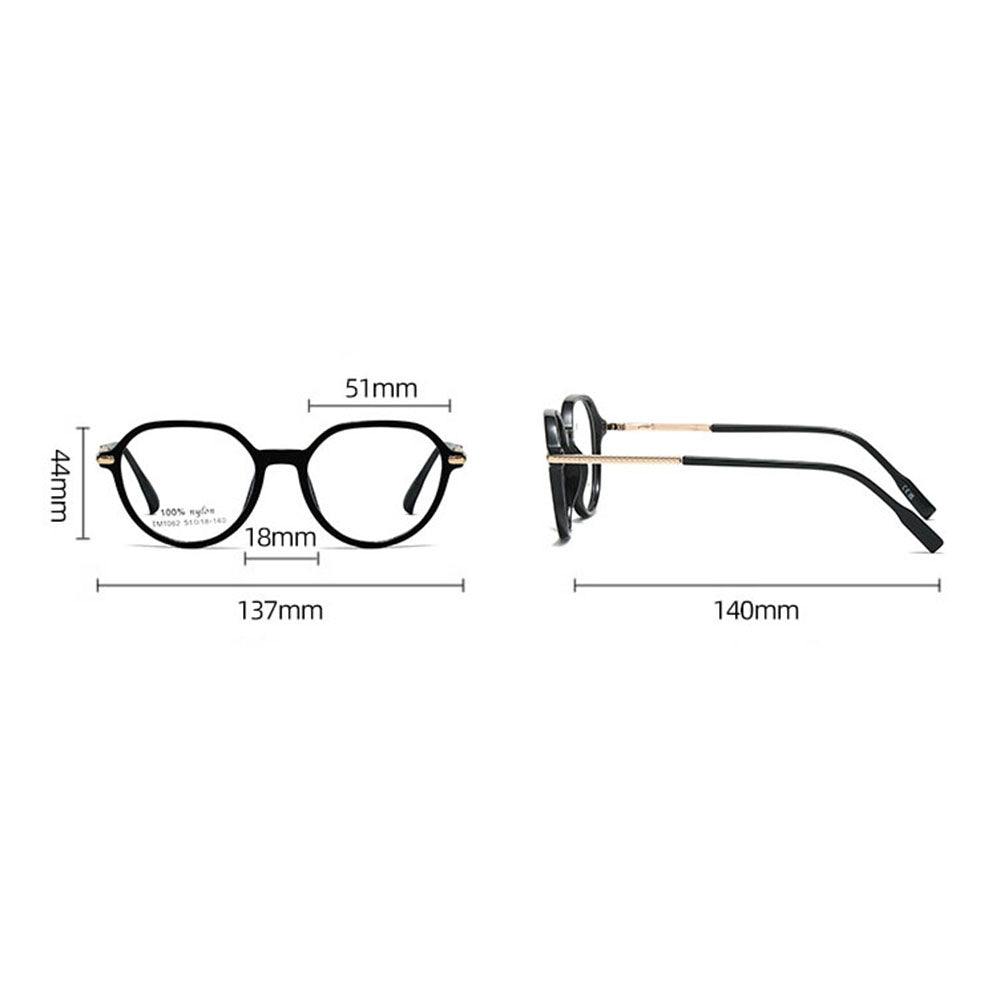 Ochelari Protectie Calculator Techsuit Reflex PC (TM1062), Browline, Negru
