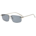 Ochelari de Soare Techsuit (S098), Fara Rama, Gri Inchis