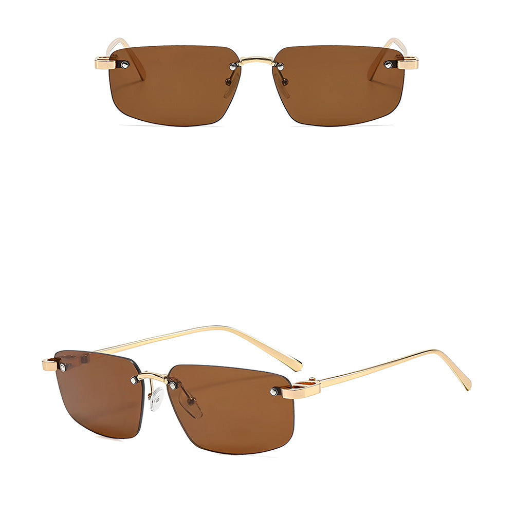 Ochelari de soare Techsuit (S098), Fara rama, Maro