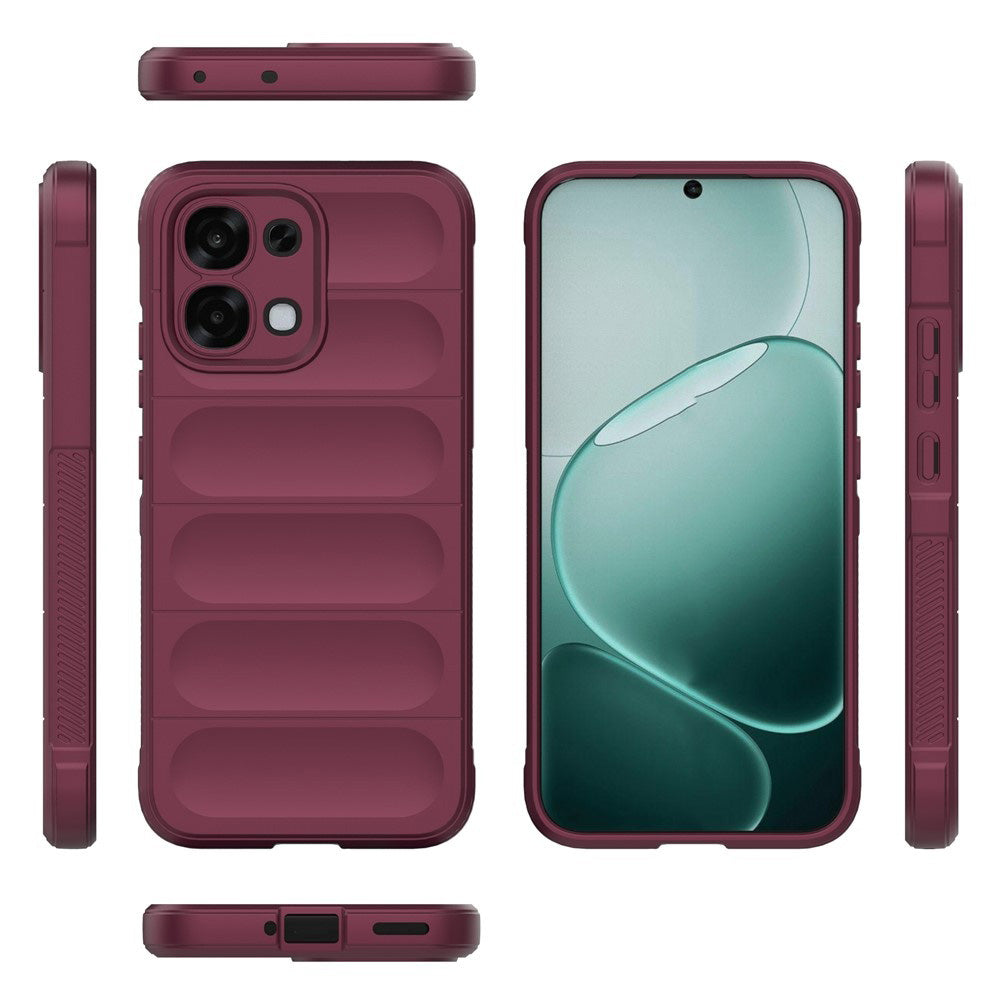 Husa de protectie Techsuit Magic Shield compatibil cu Oppo A6 Pro 4G / Oppo A6 Pro 5G, Bordeaux