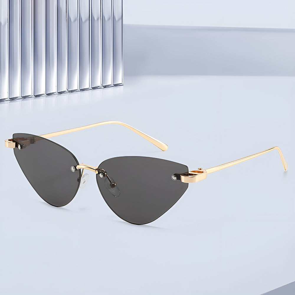 Ochelari de Soare Techsuit (S099), Cat Eye, Maro