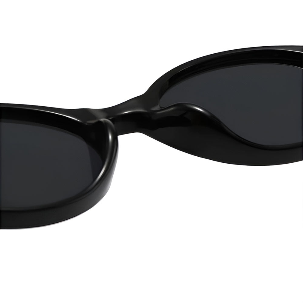 Ochelari de Soare Techsuit (3952), Ovali, Policarbonat, Negru