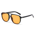 Ochelari de Soare Aviator Techsuit (18266), Policarbonat, Negru