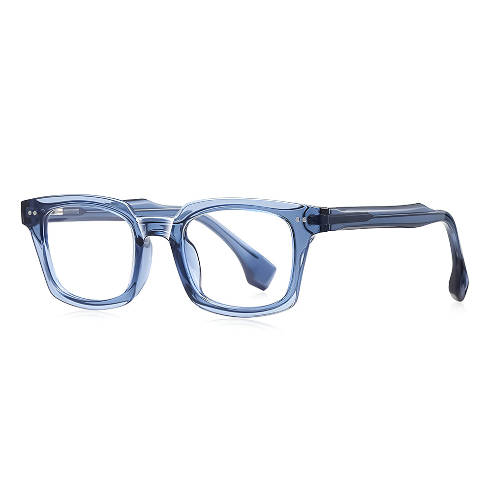 Ochelari Protectie Calculator Techsuit Reflex PC (LS084), Dreptunghiulara, Transparent, Albastru