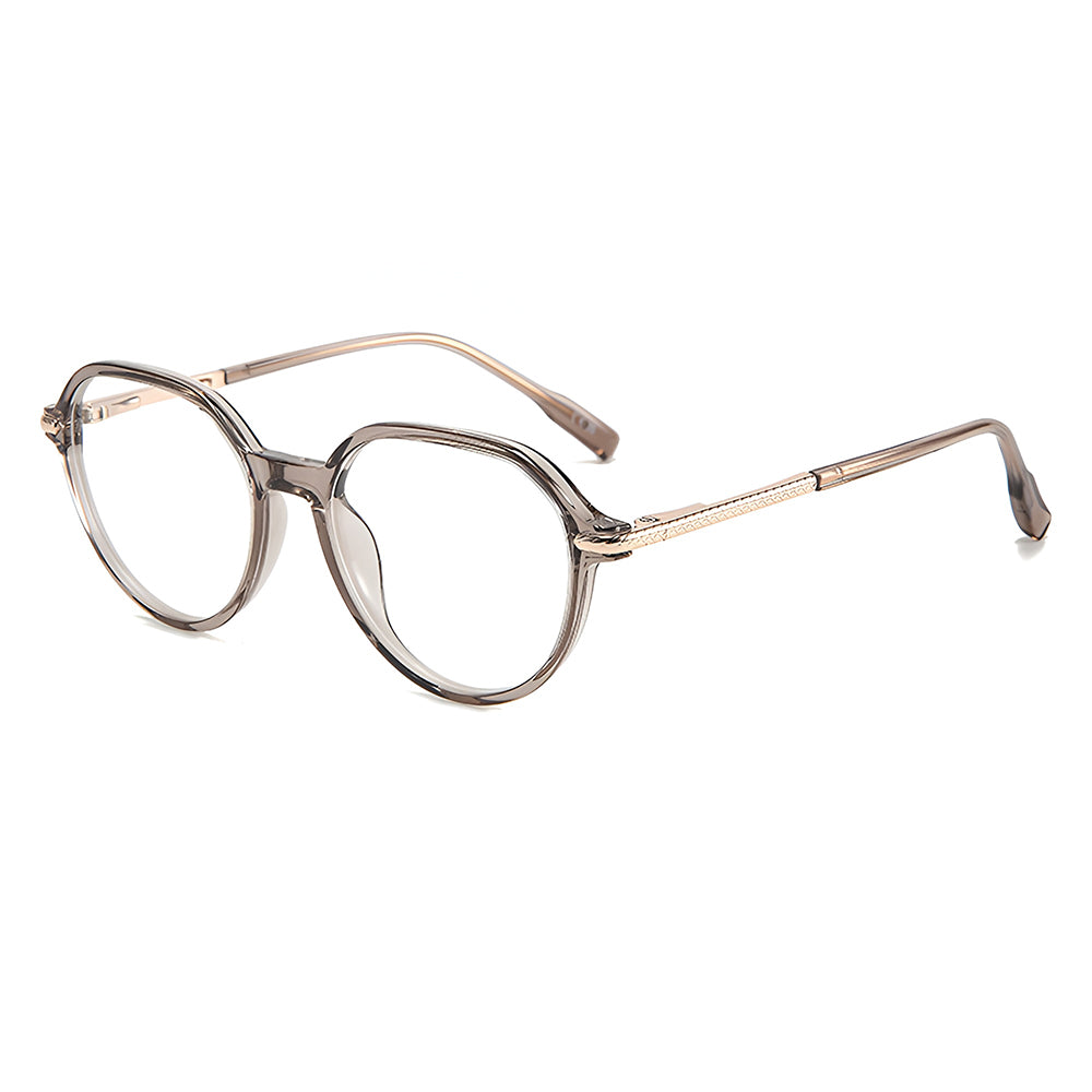 Ochelari Protectie Calculator Techsuit Reflex PC (TM1062), Browline, Transparent Maro