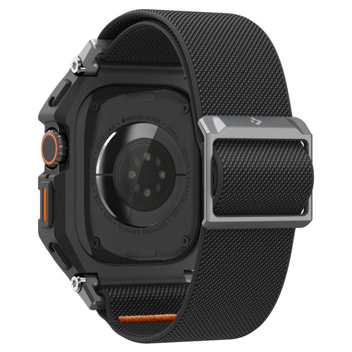 Curea smartwatch Spigen compatibil cu Apple Watch Ultra / Ultra 2 / Ultra 3, Negru