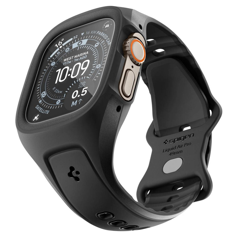 Husa smartwatch Apple Watch Ultra / Ultra 2 / Ultra 3, Negru