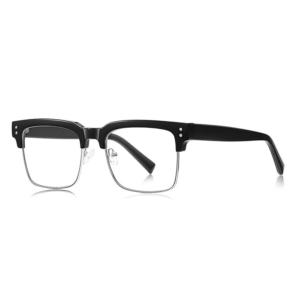Ochelari Protectie Calculator Techsuit Reflex PC (2205), Patrati, Negru / Argintiu
