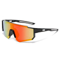 Ochelari de Soare Sport, pentru Copii, Polarizati - Techsuit (R601) - Black / Orange / Yellow