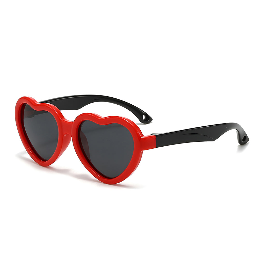 Ochelari de Soare Techsuit (23070), TPEE, Gri, Negru / Roșu