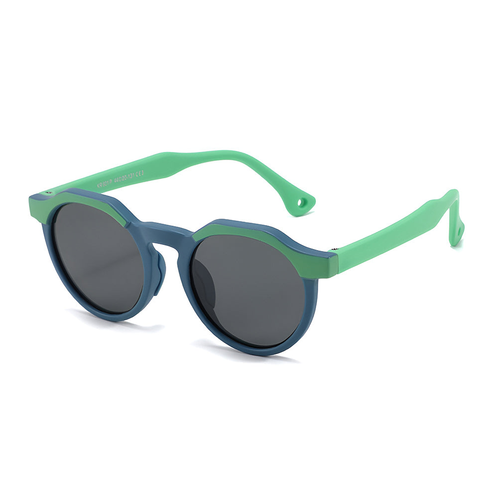 Ochelari sport Techsuit (601), TPEE, Gri, Verde
