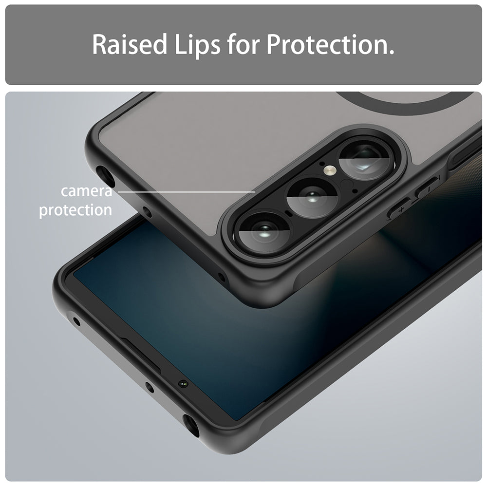 Husa de protectie Techsuit HaloFrost II MagSafe compatibil cu Sony Xperia 1 VIII, Negru