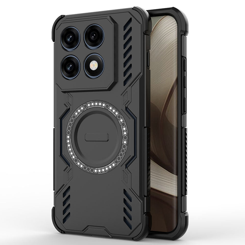 Husa de protectie Techsuit ArmorMag compatibil cu Motorola Edge 70 Pro, Negru