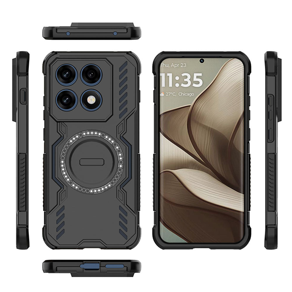 Husa de protectie Techsuit ArmorMag compatibil cu Motorola Edge 70 Pro, Negru
