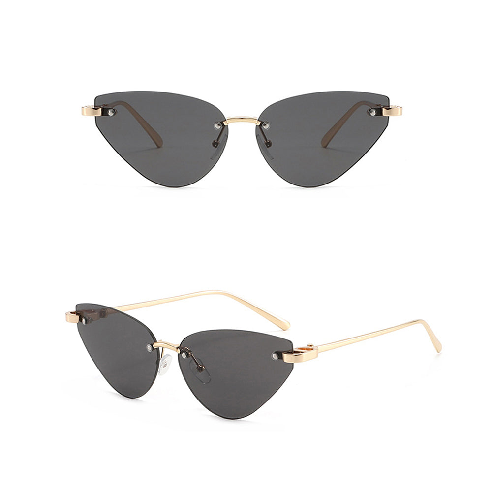 Ochelari de Soare Techsuit (S099), Cat Eye, Negru