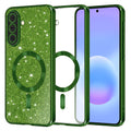 Husa de protectie Techsuit Luxury Glitter MagSafe compatibil cu Samsung Galaxy A57 5G, Verde