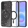 Husa de protectie Techsuit Luxury Glitter MagSafe compatibil cu Samsung Galaxy A57 5G, Negru