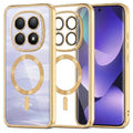 Husa de protectie Techsuit Luxury Crystal MagSafe compatibil cu Xiaomi Redmi Note 15 5G / Note 15 4G / Poco M8 5G, Auriu