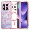 Husa de protectie Techsuit Luxury Crystal MagSafe compatibil cu Xiaomi Redmi Note 15 5G / Note 15 4G / Poco M8 5G, Roz