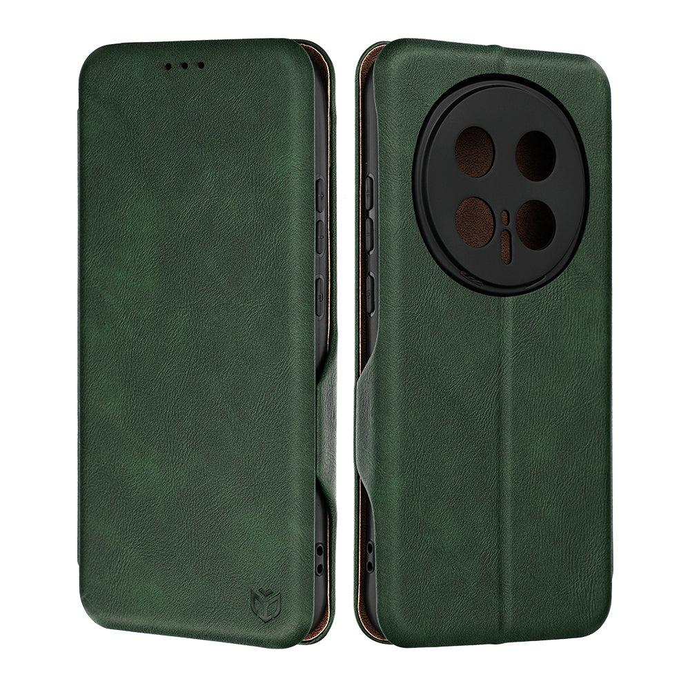 Husa de protectie Techsuit Safe Wallet Plus compatibil cu Honor Magic8 Pro, Verde