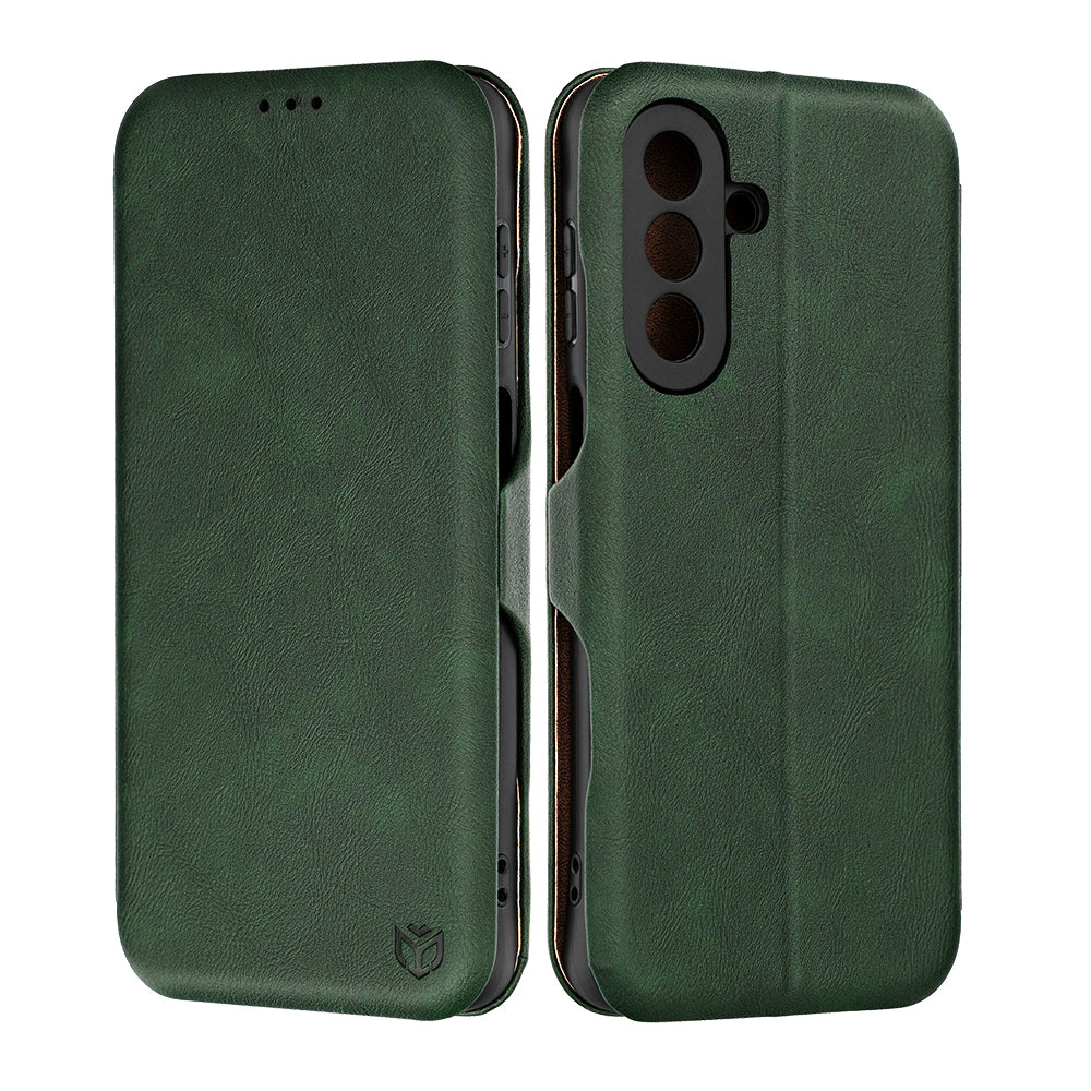 Husa de protectie Techsuit Safe Wallet Plus compatibil cu Samsung Galaxy A27 5G, Verde