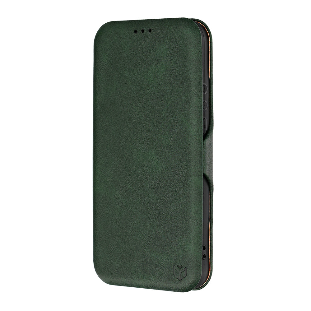 Husa de protectie Techsuit Safe Wallet Plus compatibil cu Xiaomi 17 Ultra, Verde
