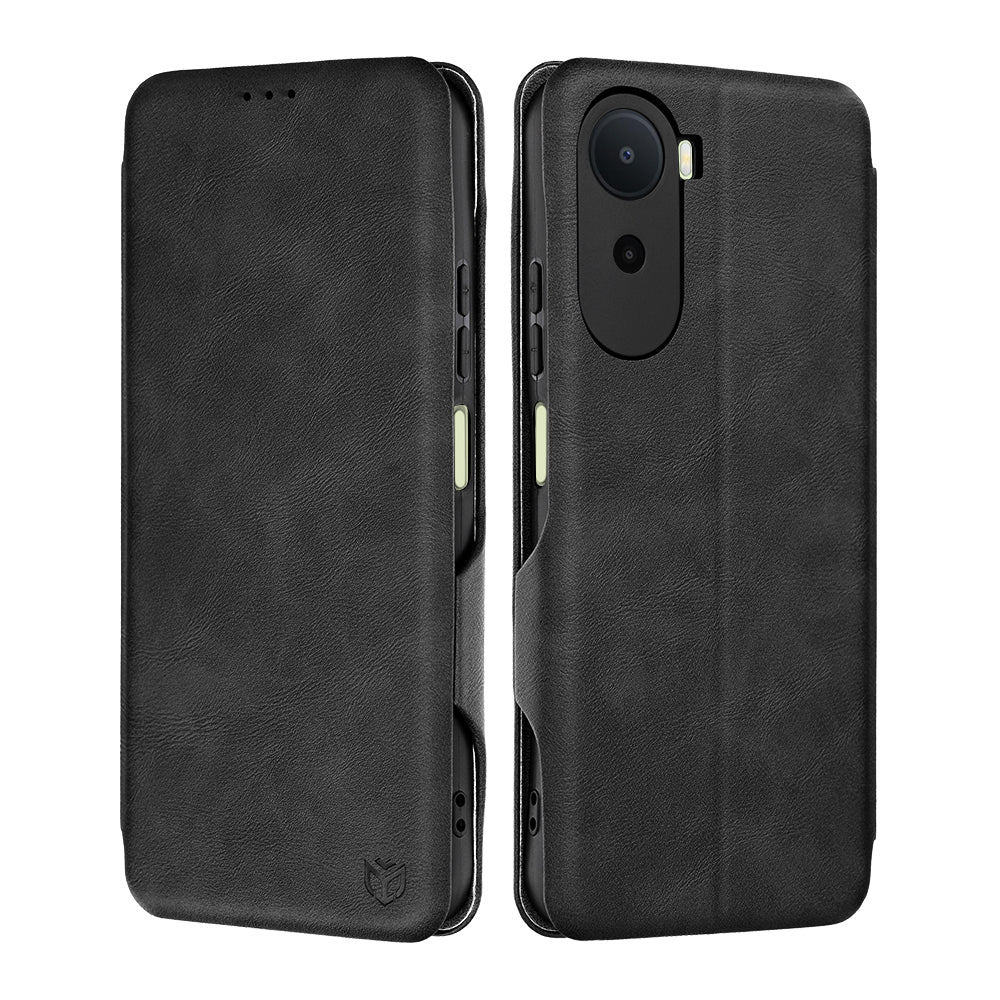 Husa de protectie Techsuit Safe Wallet Plus compatibil cu Xiaomi Redmi A7 Pro 4G, Negru