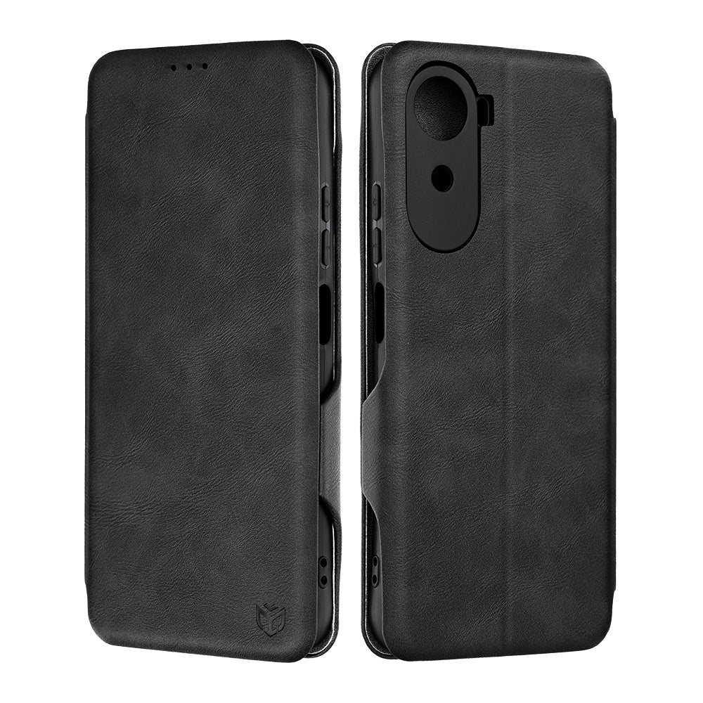 Husa de protectie Techsuit Safe Wallet Plus compatibil cu Xiaomi Redmi A7 Pro 4G, Negru